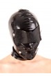 Латексова маска за глава със надуваема тапа за устата