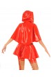 Комплект костюм на червената шапчица от Латекс