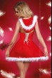 Дантелена коледна рокля с качулка на LivCo - Snow Flake