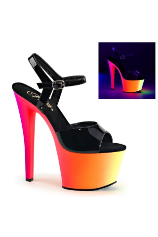 Еротични Обувки на висок ток на Pleaser - RAINBOW 309UV